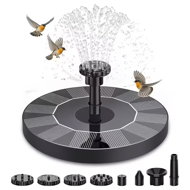 Smart Garden Ornaments - Mini High-Quality Solar Fountain Pump, Solar
