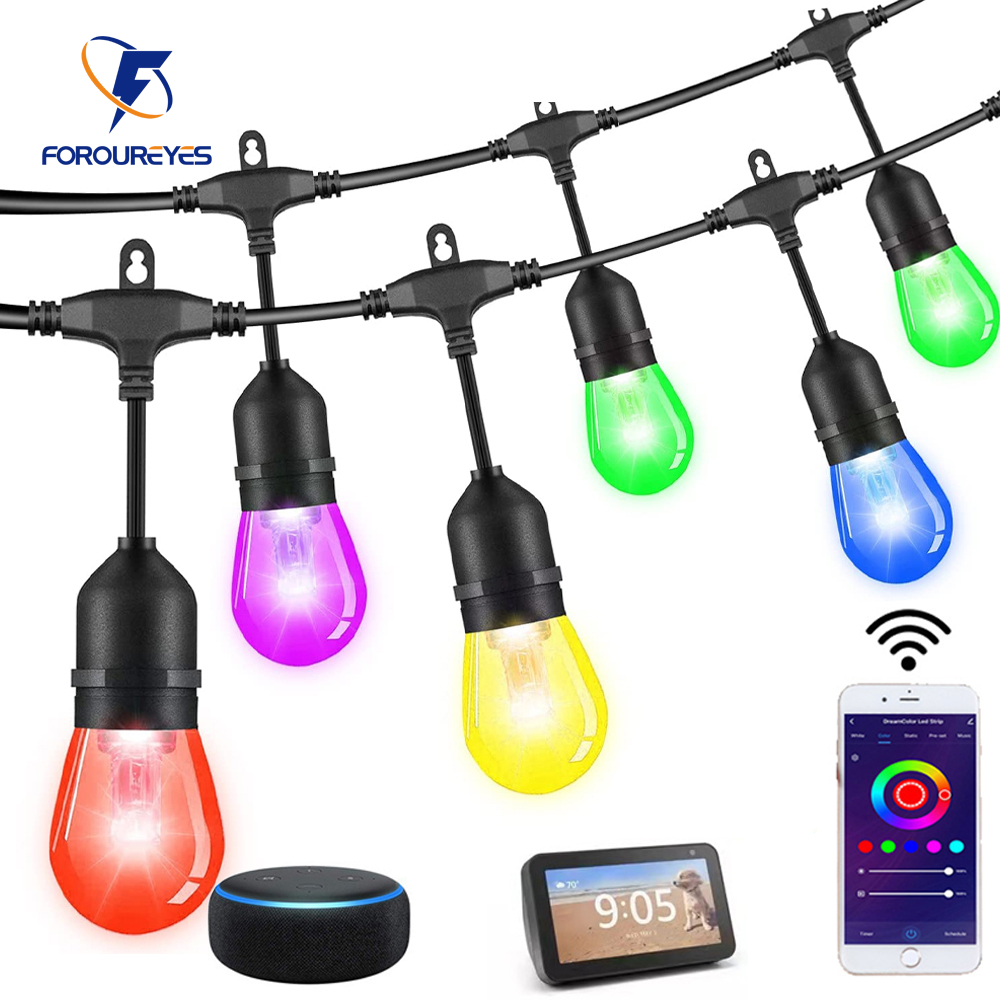 Smart Garden Led Lights - WiFi Tuya Smart RGB LED String