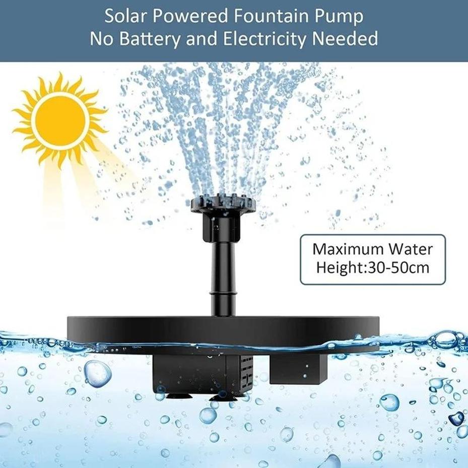 Water Source Mini Solar Water  - Smart Garden Ornaments 评论和价格