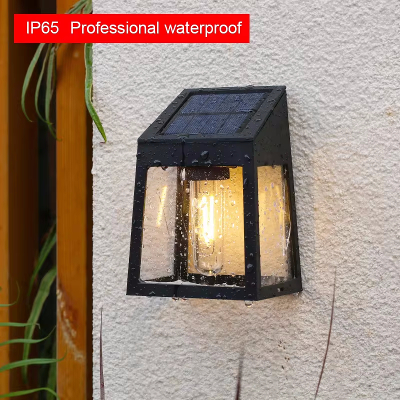 Solar Wall Light Outdoor Water - Smart Garden Ornaments 评论和价格