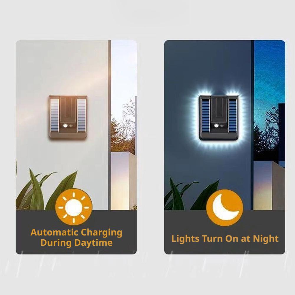Foldable LED 120° Solar Light  - Smart Garden Ornaments 评论和价格