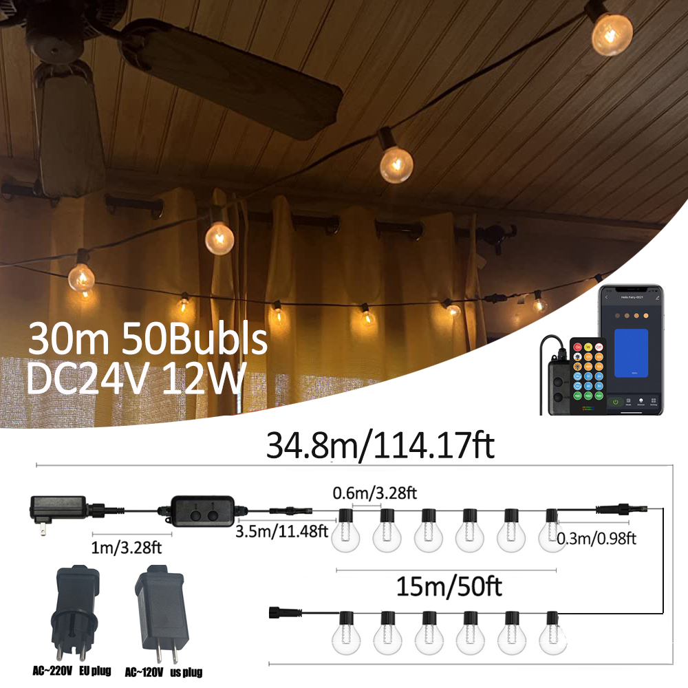 G40 Smart Outdoor DIY LED Stri - Smart Garden Led Lights 评论和价格