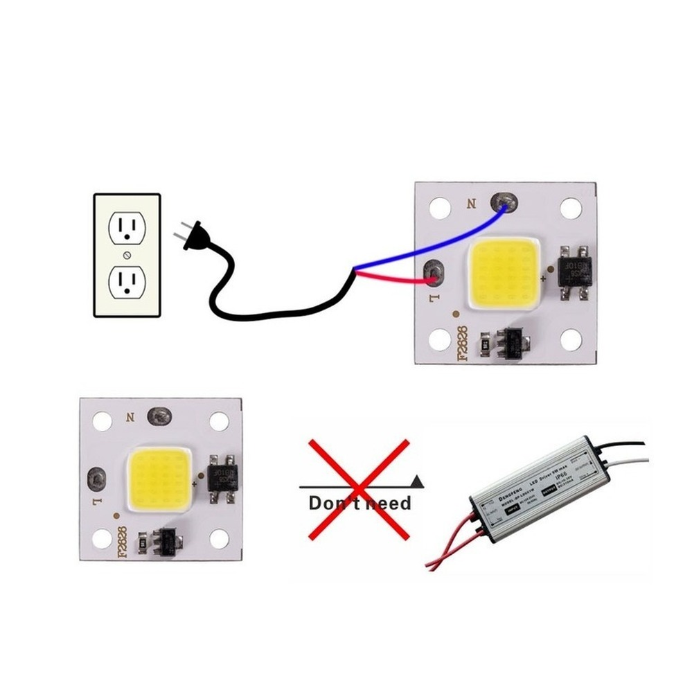 10W COB module 220V LED Chip D - Smart Garden Led Lights 评论和价格
