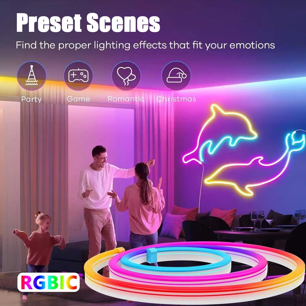 WISCOLOR 24V TUYA WIFI Neon St - Smart Garden Led Lights 评论和价格
