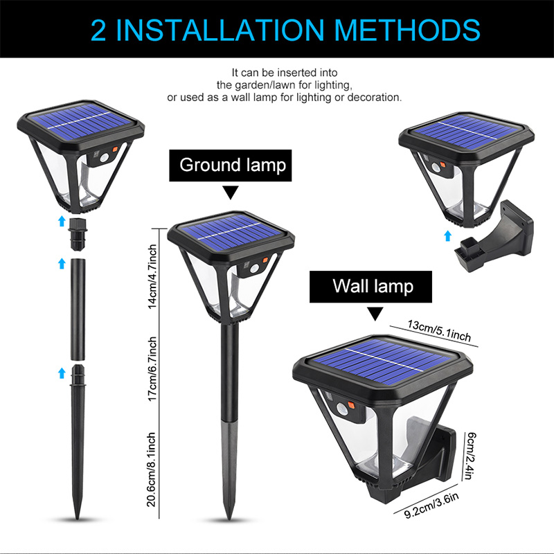 Solar Wall Light Waterproof Ou - Smart Garden Led Lights 评论和价格