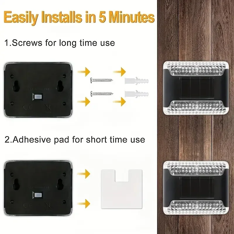 4pc Solar Wall Light: Outdoor  - Smart Garden Led Lights 评论和价格