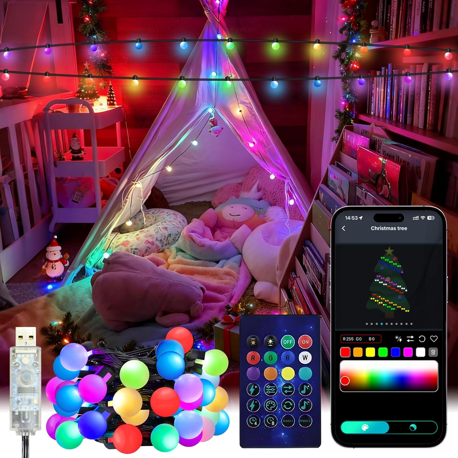 Smart Globe String Lights 5/10 - Smart Garden Led Lights 评论和价格