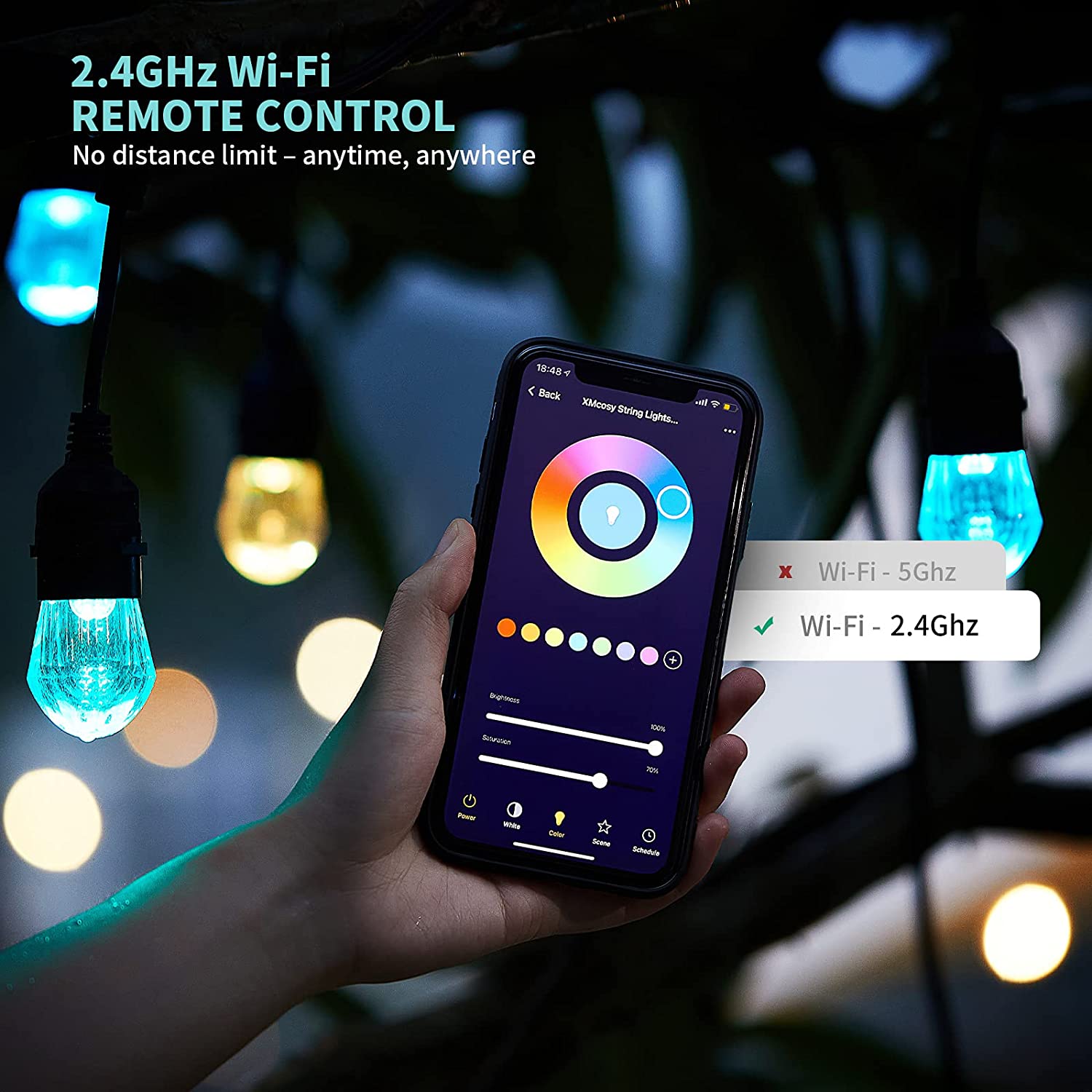 WiFi Tuya Smart RGB LED String - Smart Garden Led Lights 评论和价格